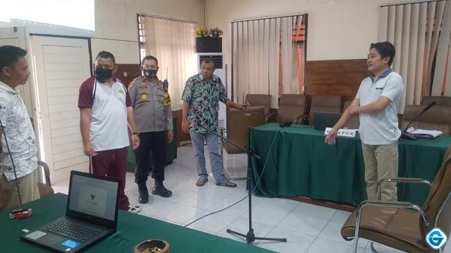 Jelang Putusan Gugatan TMS Pilkada Kabupaten Sumbawa, Kapolresta Cek Kesiapan Kantor Bawaslu NTB